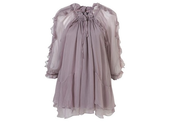 Topshop Chiffon Tunic