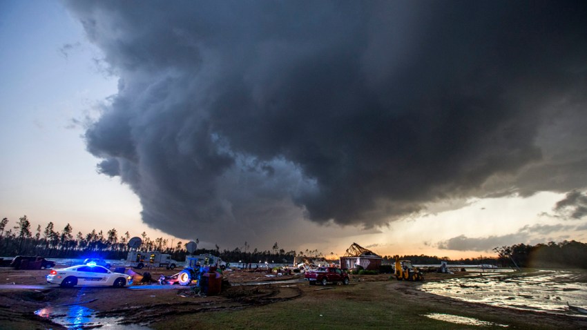 Tornados in south Georgia, USA