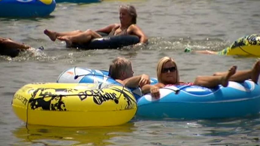 Trinity River tubing 081315