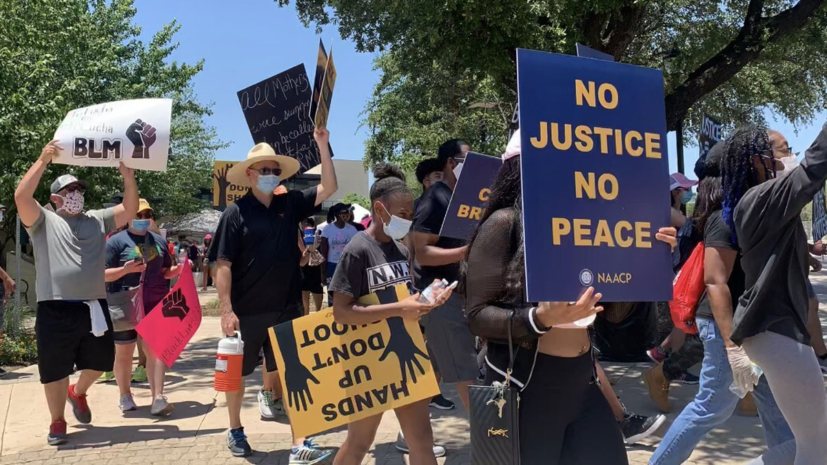 Arlington NAACP Branches Hold Rally, March for Change and Justice – NBC ...