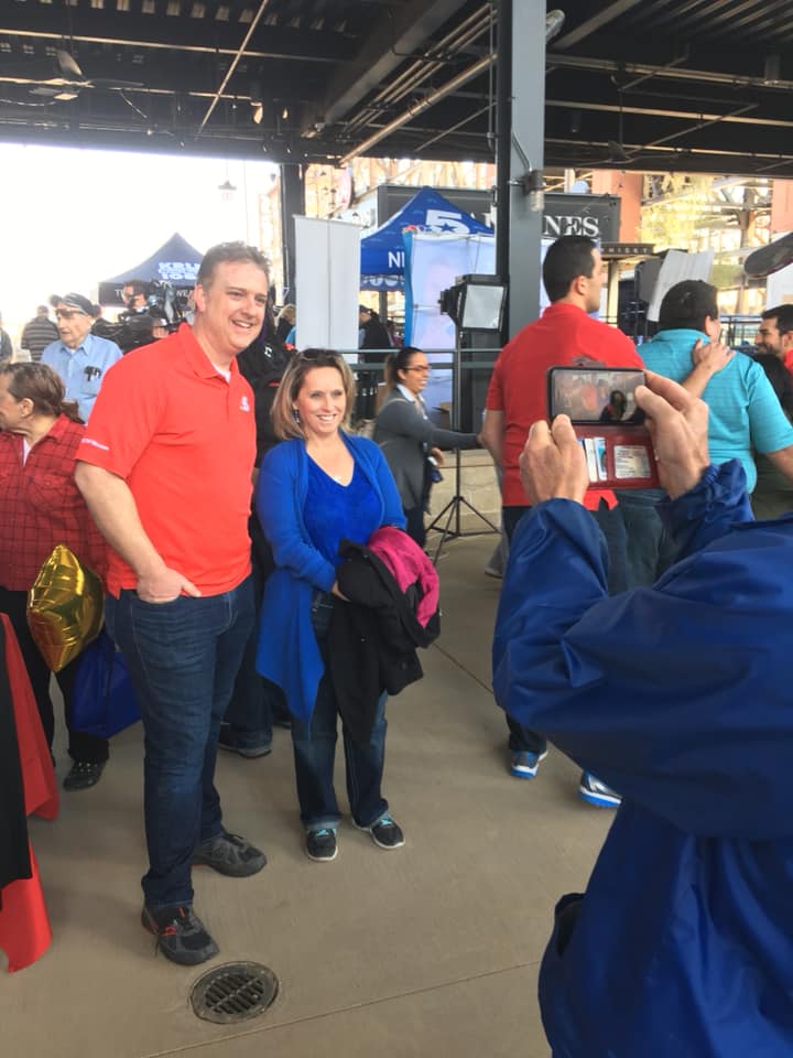Fans got a chance to take photos with the NBC 5 Weather Experts. NBC 5 Today meteorologist Grant Johnston posed for a photo.