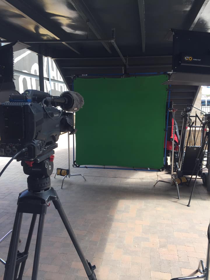 If you've always wanted to be a meteorologist, you could have taken a turn in front of the green screen.