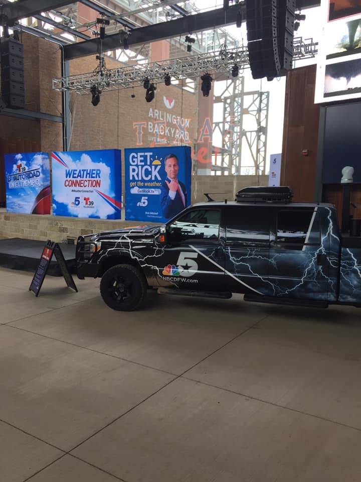 Storm fleet on hand for Weather Connection event at Texas Live!