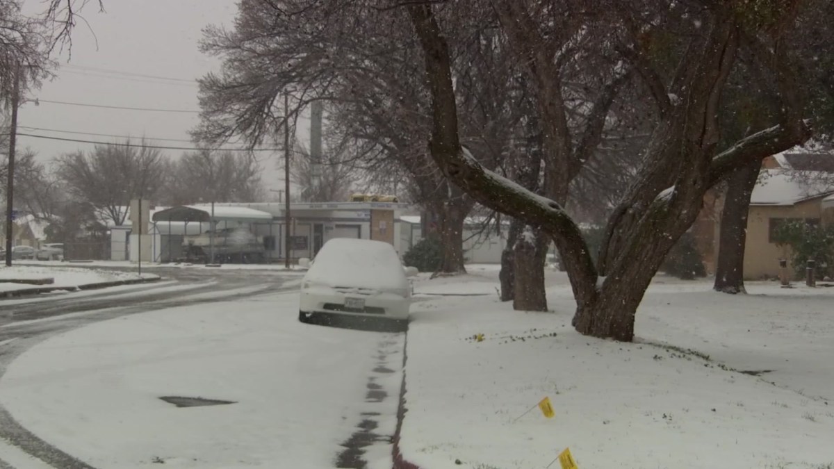 Snow ‘Mostly’ Shuts Down Wichita Falls NBC 5 DallasFort Worth