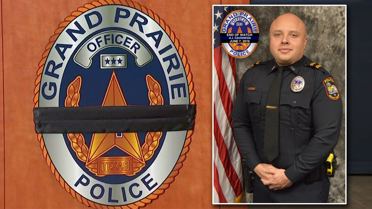 Fallen Grand Prairie Officer Memorialized Nbc 5 Dallas Fort Worth 5648