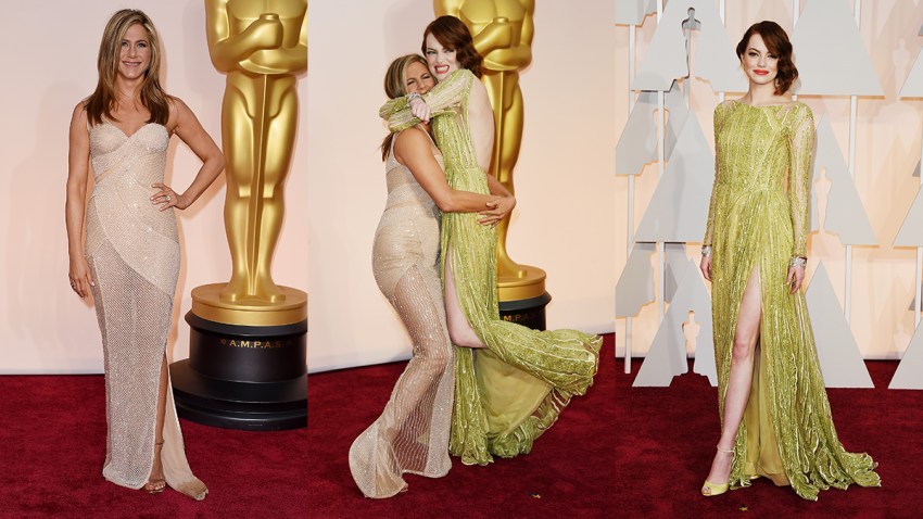 Jennifer Aniston and Emma Stone