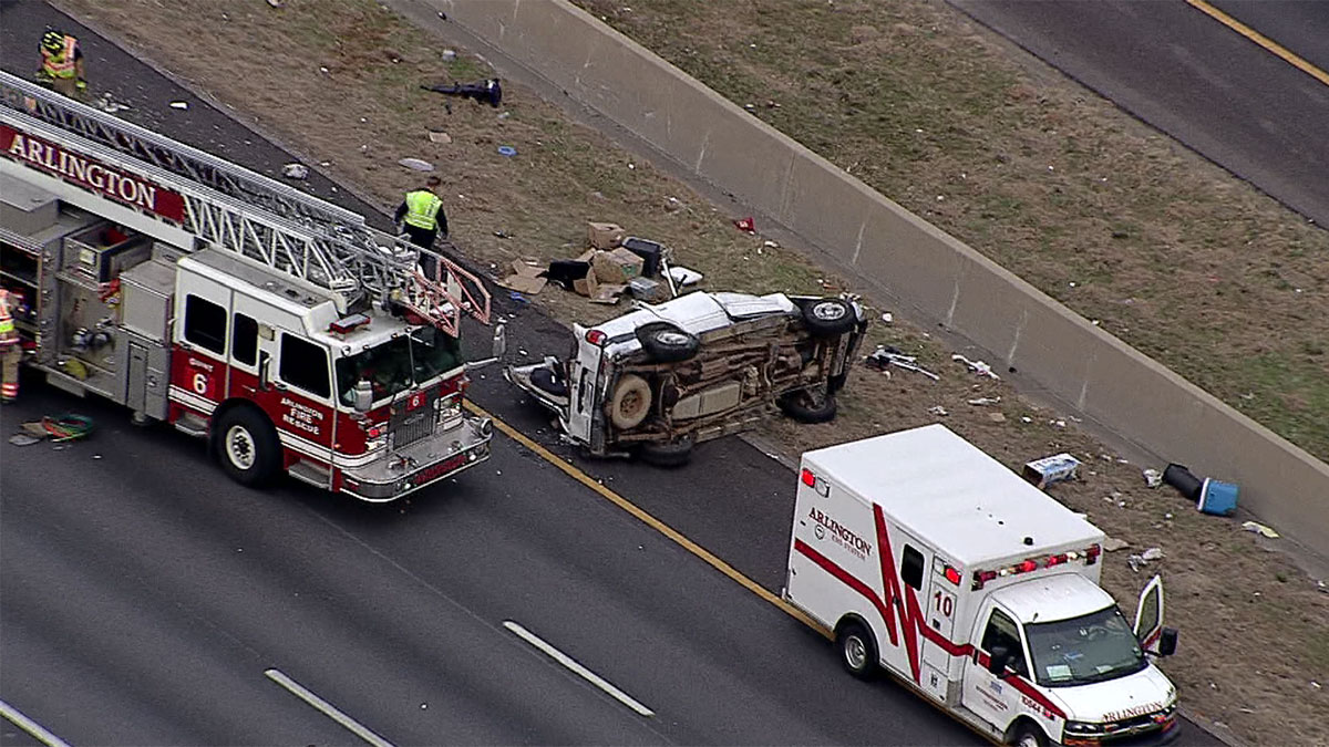 Major Crash Closes Interstate 20 In Arlington – NBC 5 Dallas-Fort Worth