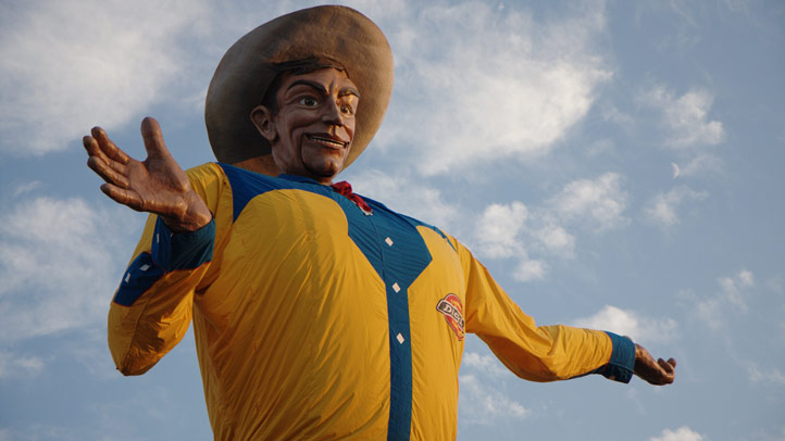 Texas state fair unveils Big Tex statue – bigger, heavier and  fire-resistant, Texas