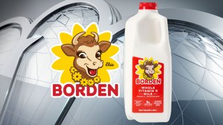 borden logo, milk