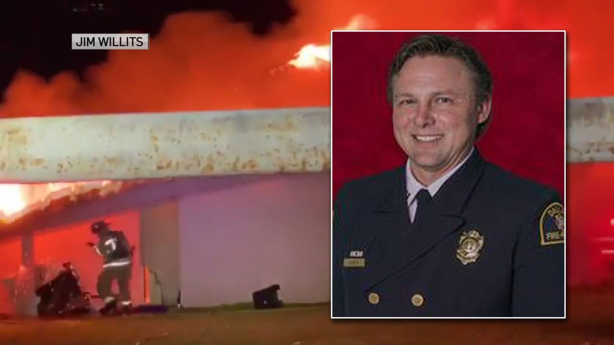 Injured Dallas Firefighter Crawls to Safety After Roof Collapses on Top ...