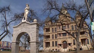 Denton County courthouse memorial - Zack Rawlings