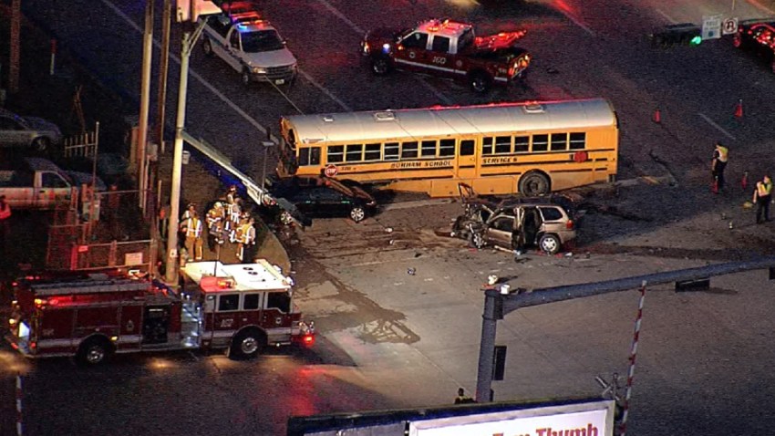 Car School Bus Collide In Lewisville Nbc 5 Dallas Fort Worth