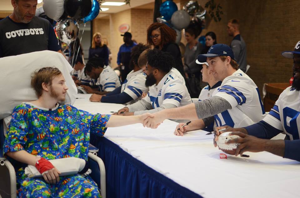 Dak Prescott, Cowboys Players Visit North Texas Children's Hospitals – NBC  5 Dallas-Fort Worth