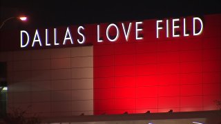 dallas love field at night