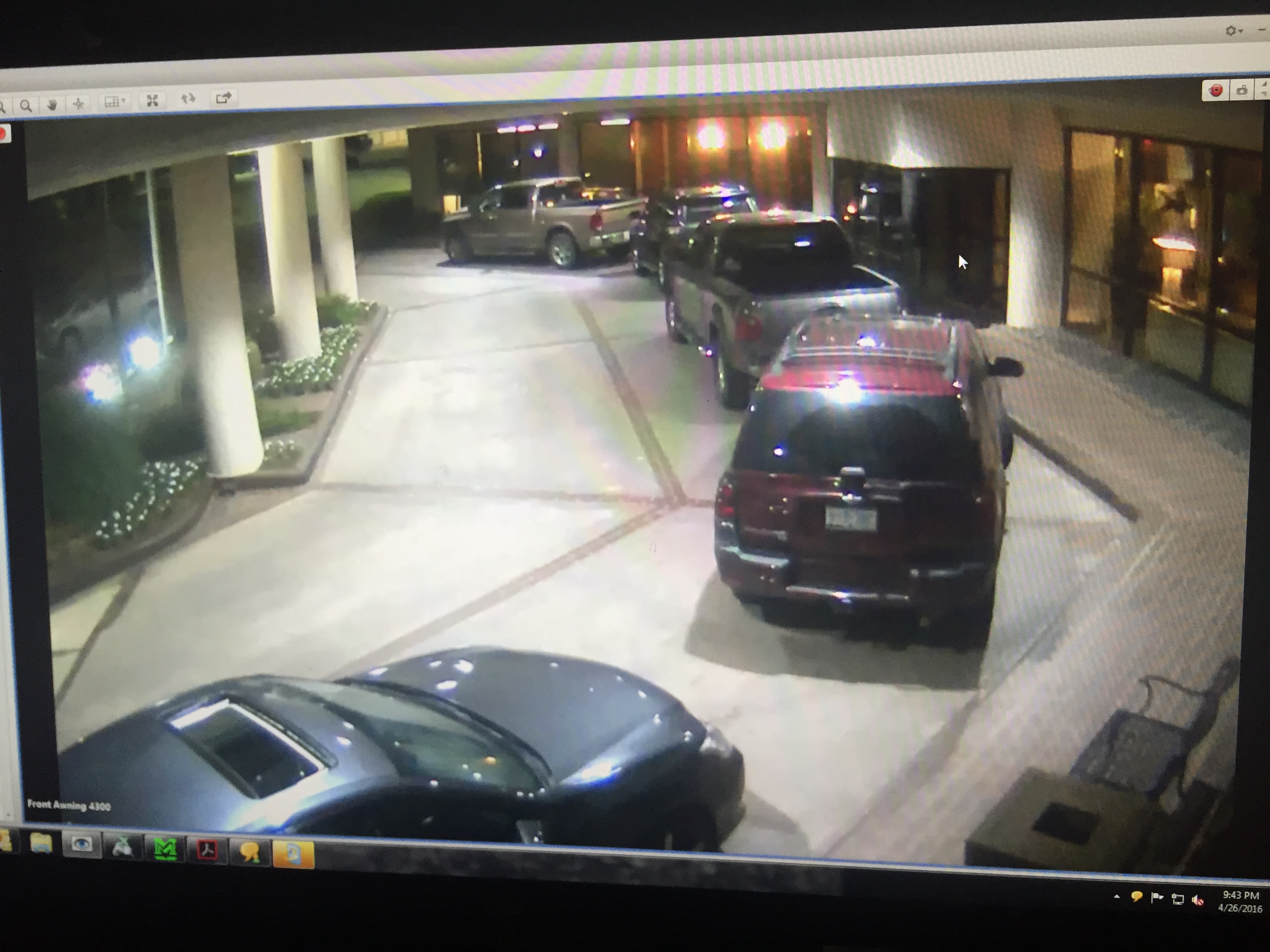 Covering cars picture We are all bunkered down here in addison. Here is a security cam pic. Grey truck is mine. -Casey Gomez Sent from my iPhone
