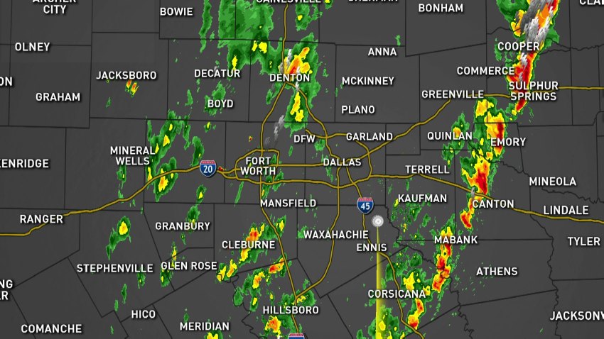 Storms Move Across North Texas Tuesday Nbc 5 Dallas Fort Worth