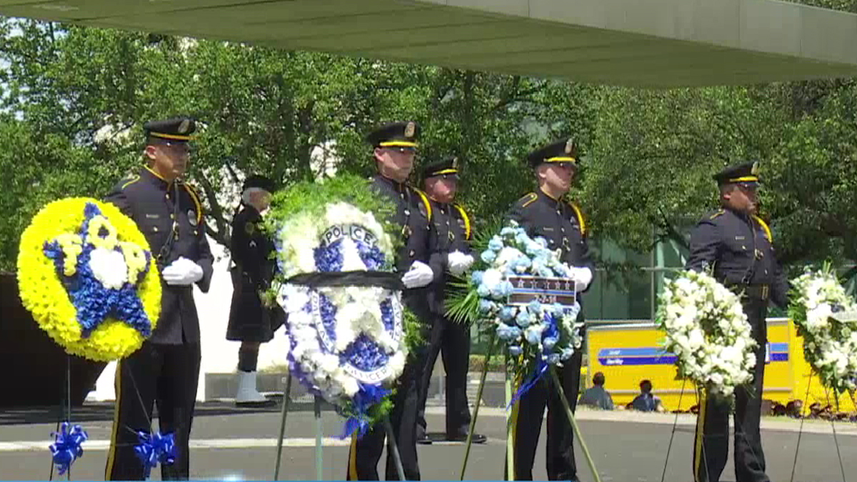 Dallas Police Honor Fallen Officers With Memorial Ceremony NBC 5