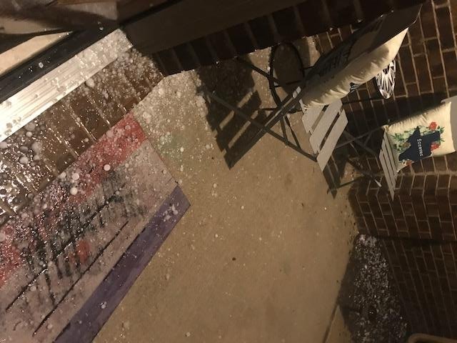 Hail Lake worth