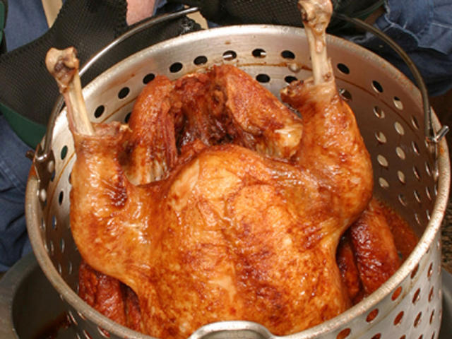 Think Twice About Frying a Turkey This Rainy Thanksgiving