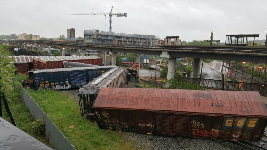 CSX: Train Derails in DC, Leaks 3 Different Chemicals &hellip;