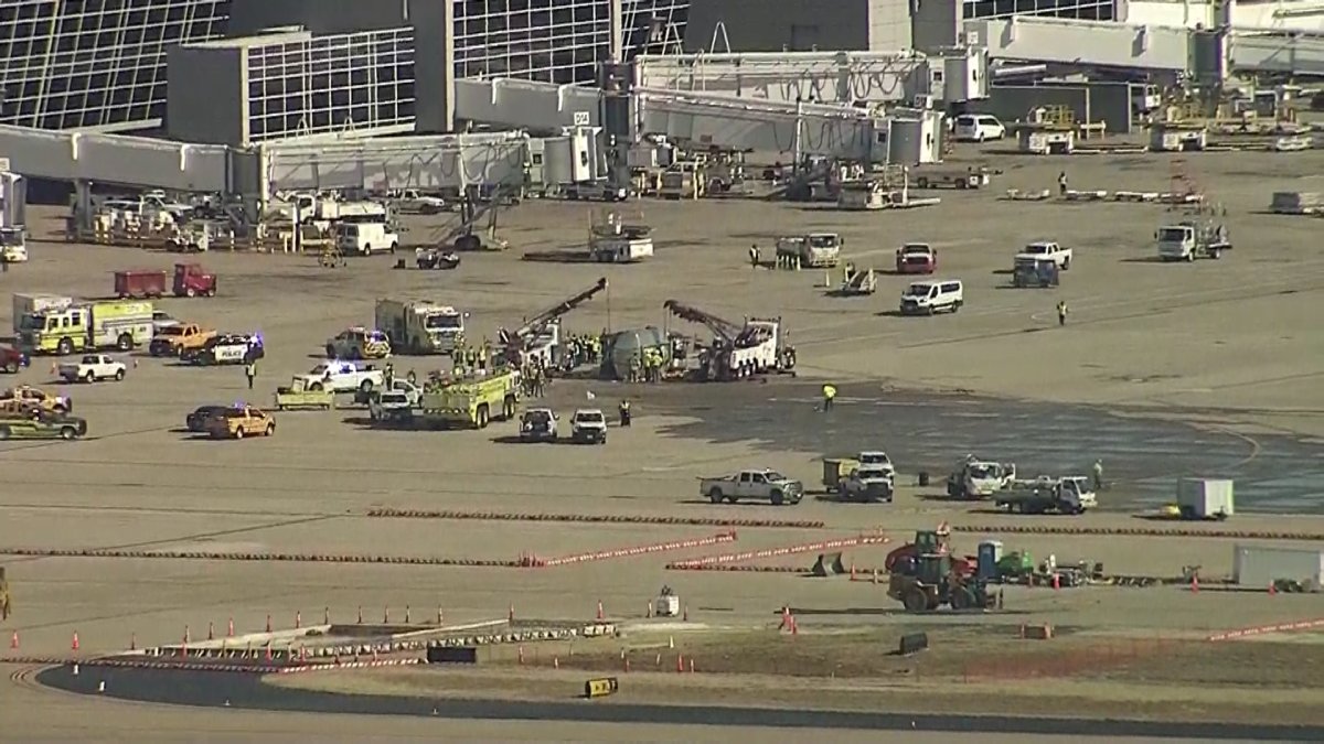 Fuel Truck Overturns at DFW Airport, 1 Injured NBC 5 DallasFort Worth