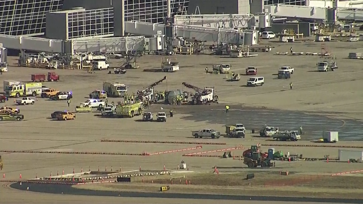 Fuel Truck Overturns at DFW Airport, 1 Injured NBC 5 DallasFort Worth