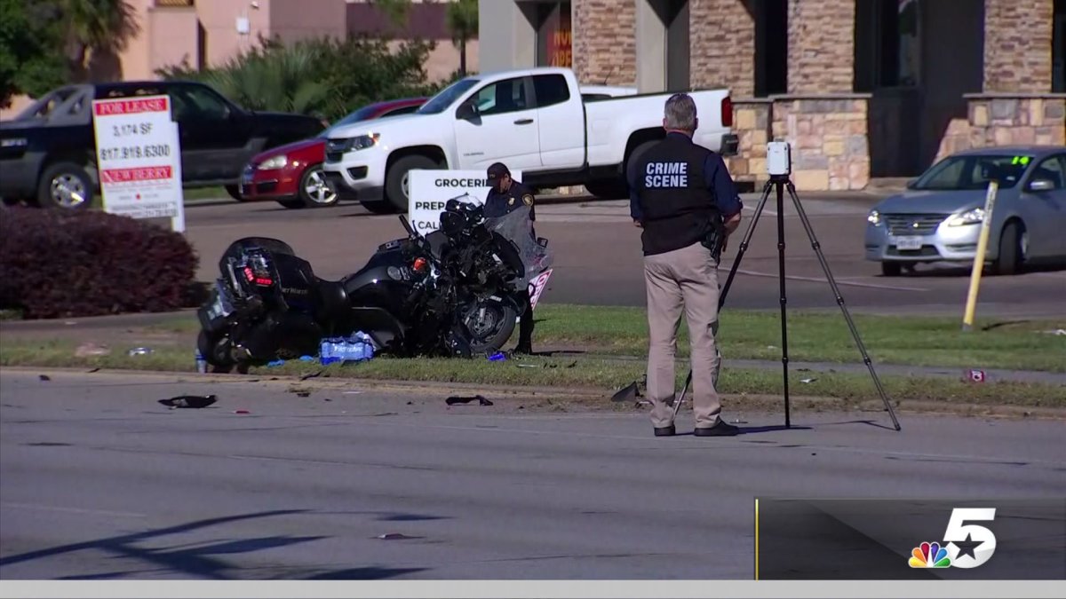 Fort Worth Motorcycle Officer Involved in Crash NBC 5 DallasFort Worth