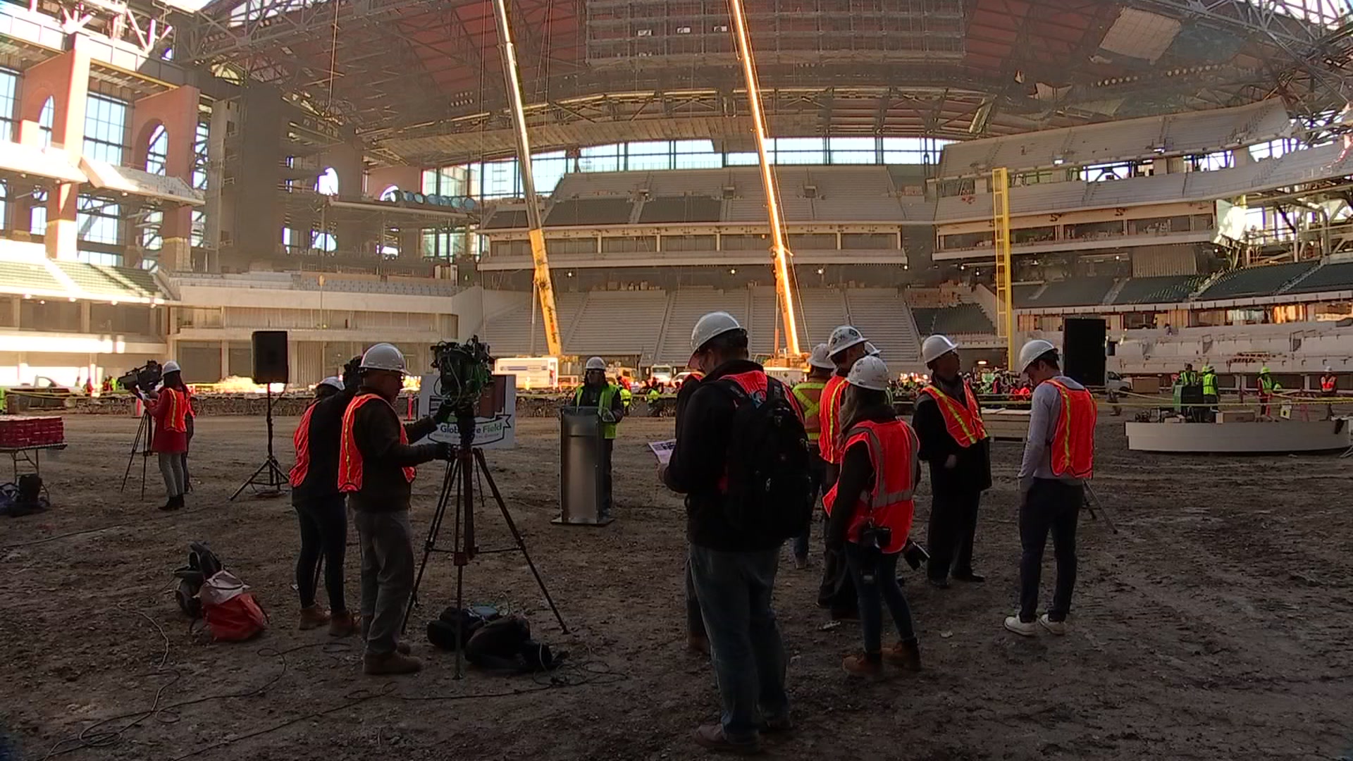 Globe Life Field, New Home of the Texas Rangers, now 90% Complete