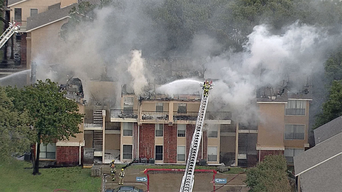 Massive Fire Rips Through Grand Prairie Apartment Complex – NBC 5 ...