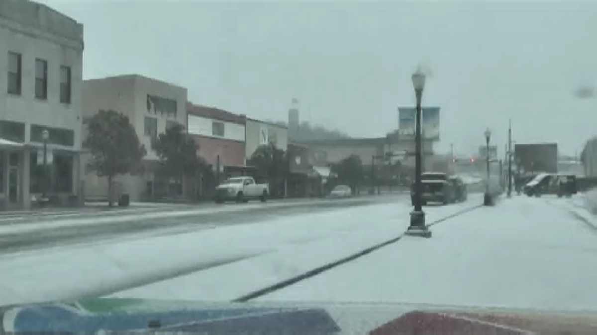 Watch Timelapse of Sunrise Over North Texas Snowfall NBC 5 Dallas