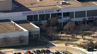 Grapevine High School was locked down Friday, Dec. 13, 2019, after a student was reported to be on campus while armed. A gun was later found and one person was detained.