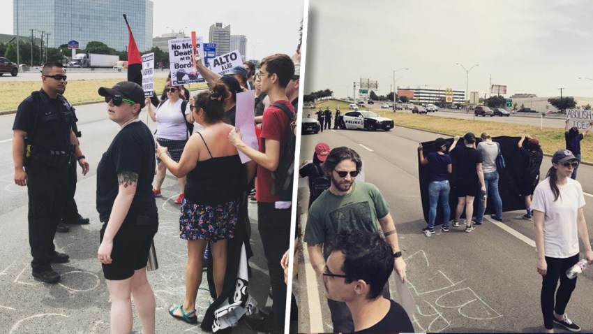 ice protest arrests