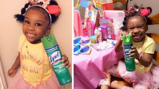 Brittney Bush-Rudd did her best to make sure the her daughter Jacey’s fifth birthday was one to remember for all the right reasons while still practicing social distancing.