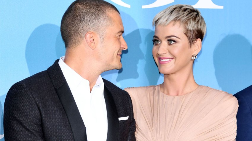 In this file photo, Orlando Bloom and Katy Perry attend the Gala for the Global Ocean hosted by H.S.H. Prince Albert II of Monaco at Opera of Monte-Carlo on September 26, 2018 in Monte-Carlo, Monaco.