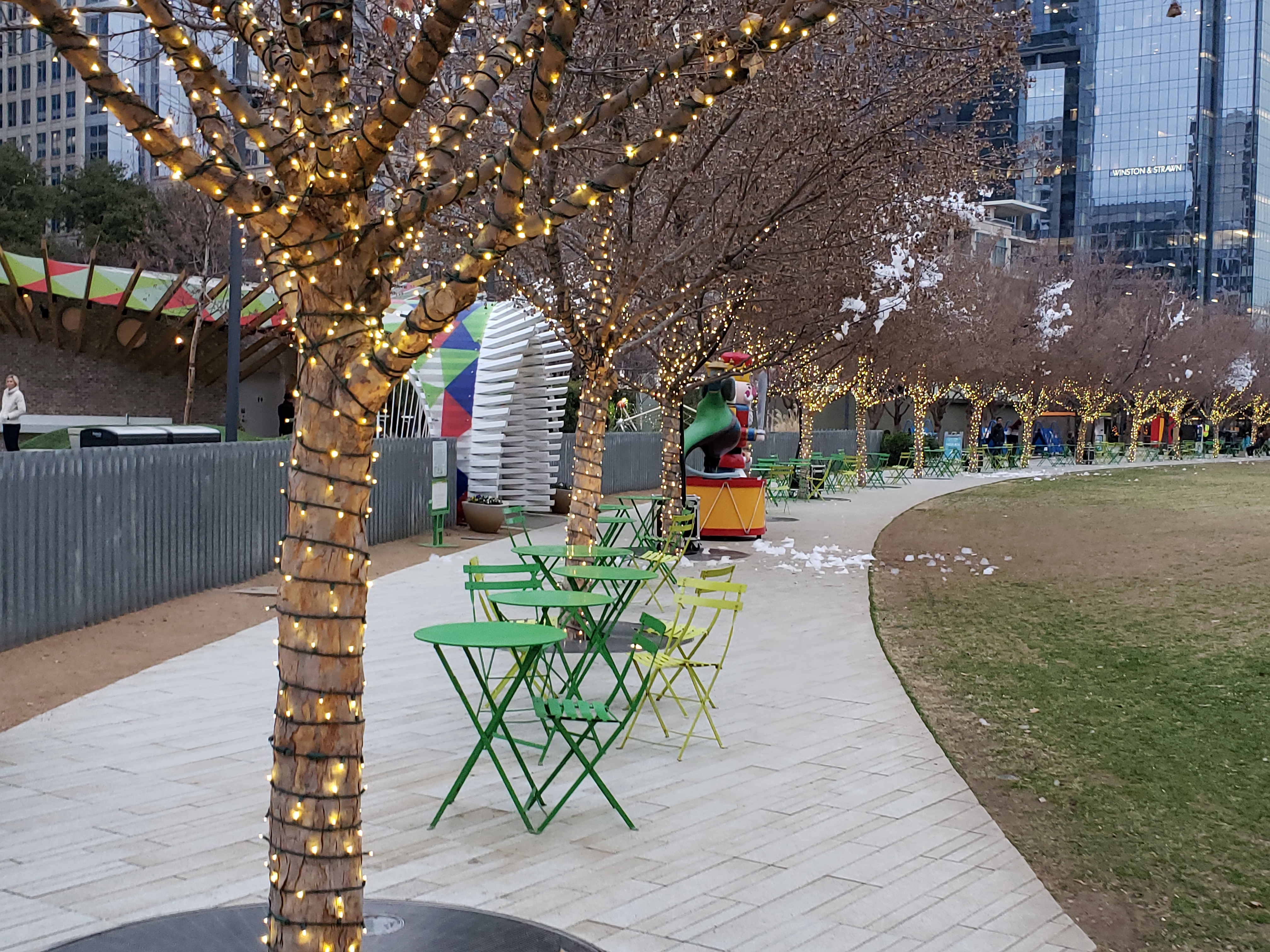 Photos Christmas in Klyde Warren Park NBC 5 DallasFort Worth