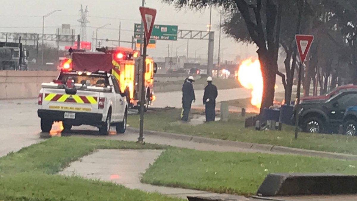 Barrier Fails to Prevent Fiery Gas Meter Crash in Lewisville NBC 5