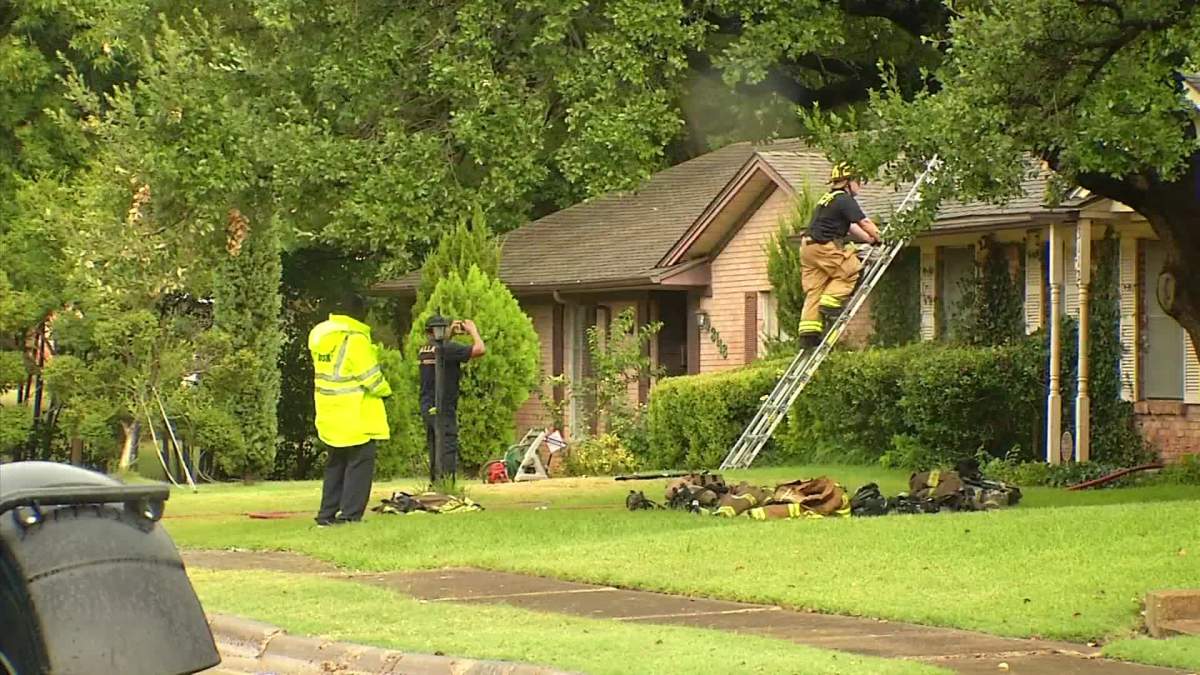 Dallas Home Struck By Lightning in Storm NBC 5 DallasFort Worth