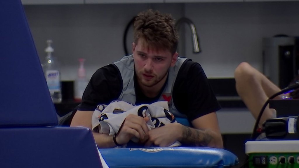 Luka on training table