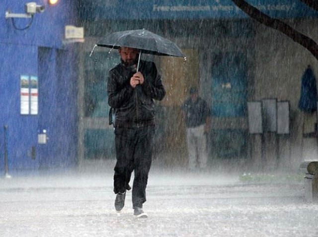 man umbrella