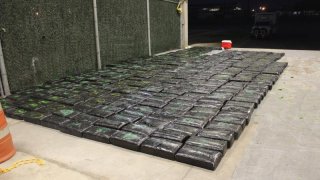 marijuana seized at TX check point