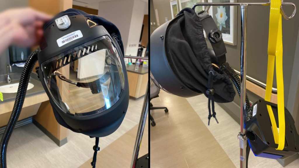 respirator helmet