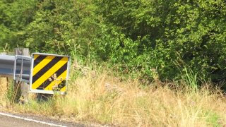 An investigation is underway in Mesquite after a body was found burning in a ditch off Interstate 20 Tuesday morning, police say.