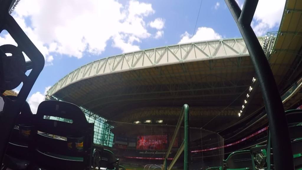Houston Mlb Stadium Example Of Retractable Roof Nbc 5 Dallas Fort Worth
