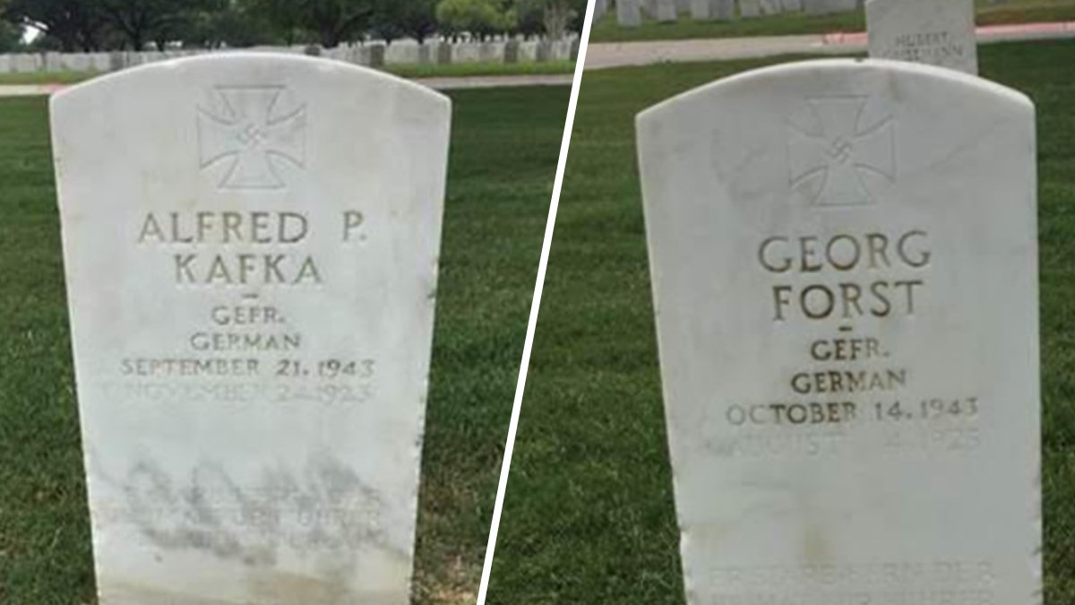 Pair Of Nazi Headstones Removed From Texas Cemetery NBC 5 Dallas Fort pair-of-nazi-headstones-removed-from-texas-cemetery-nbc-5-dallas-fort