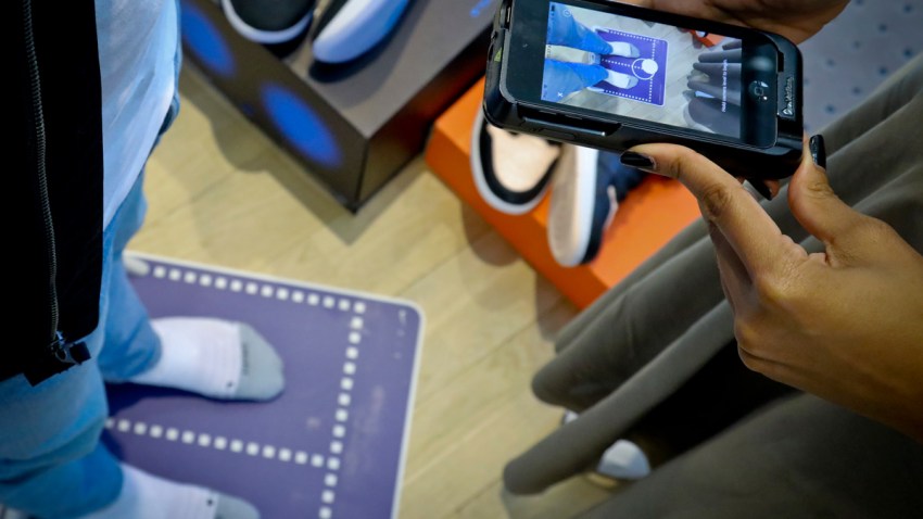 nike foot measurement app