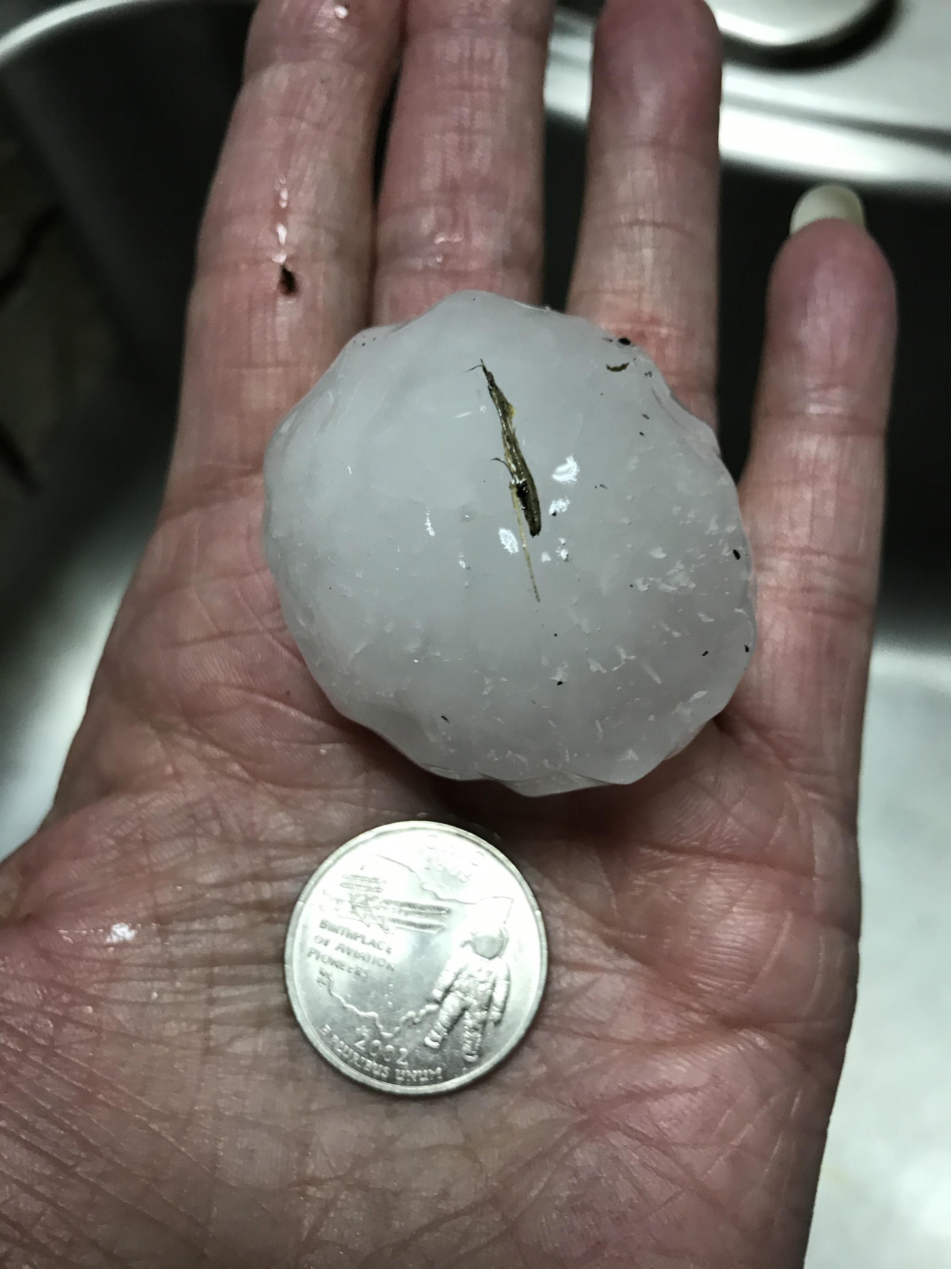 Your Pictures of Large Hail From Early Morning Storms – NBC 5 Dallas ...