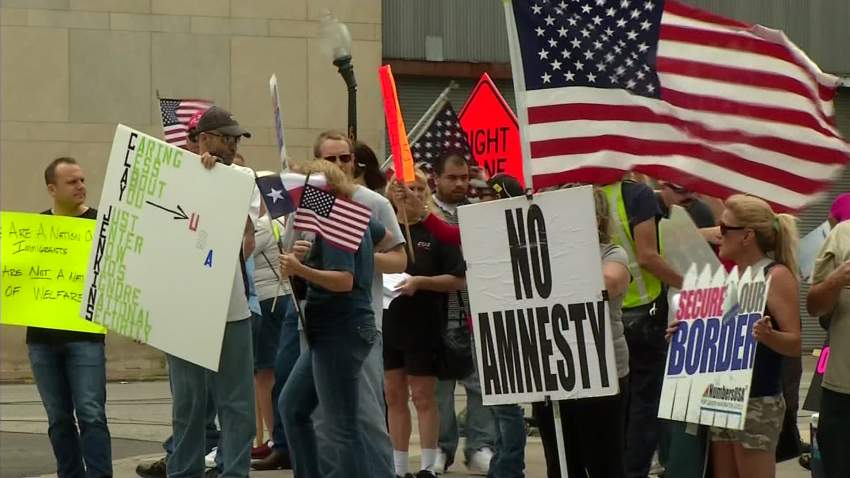 Immigration Protest in DFW