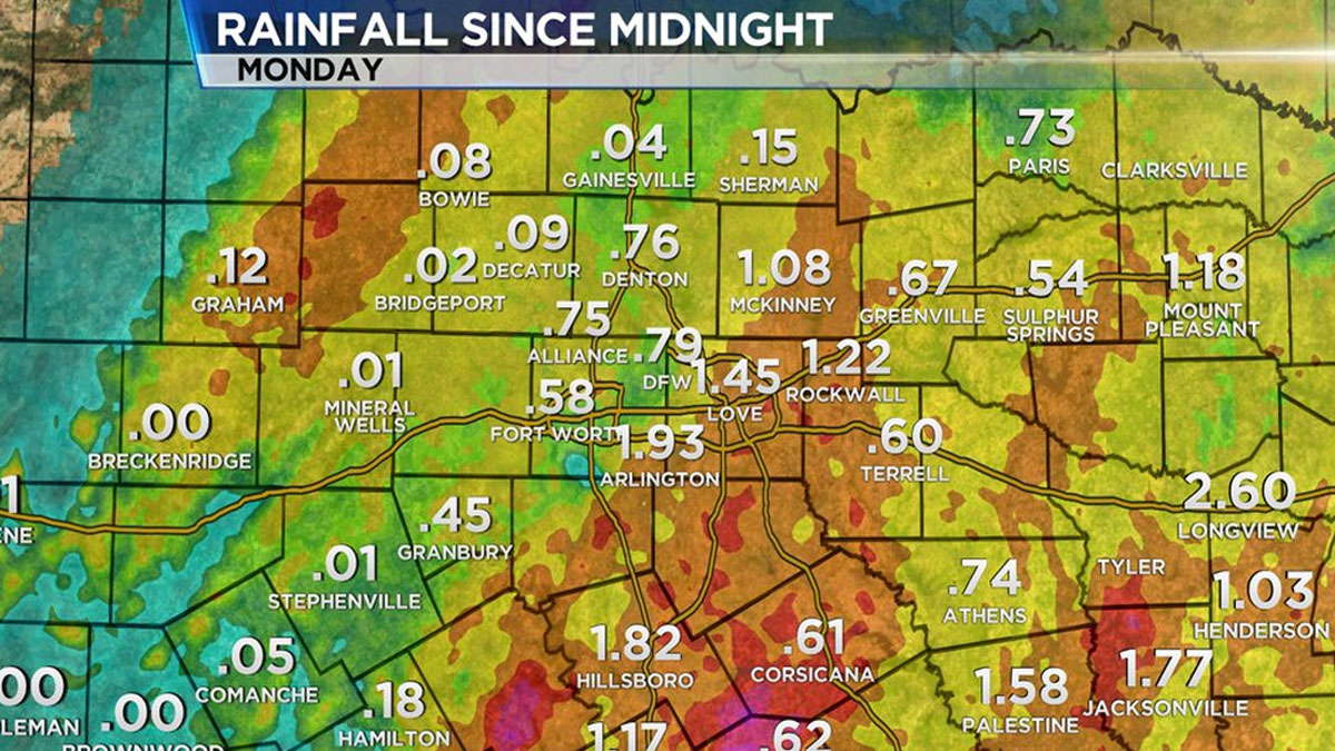 Heavy Rain Causes Flooding, Cancellations, Road Closures NBC 5 Dallas