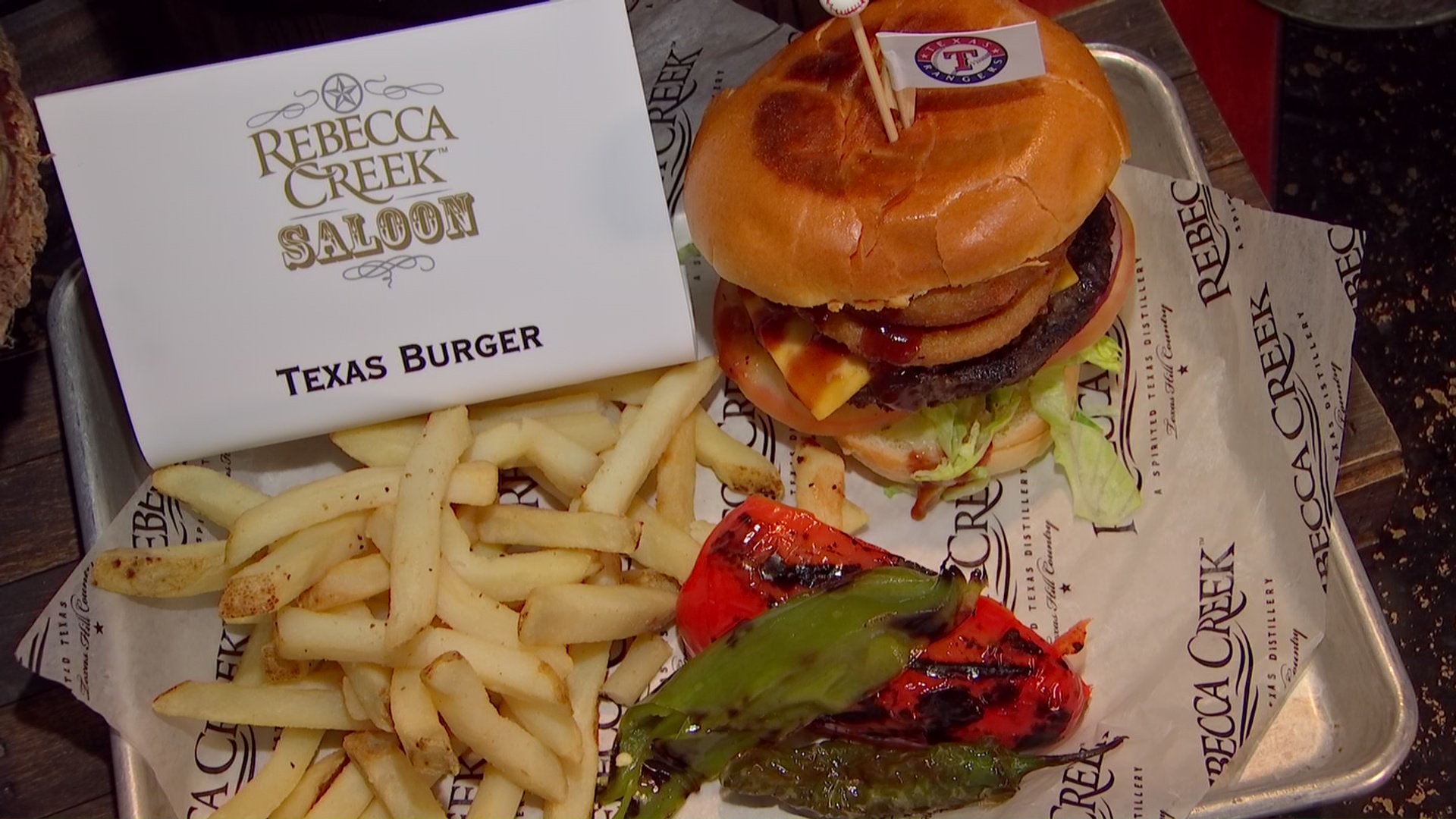 Pricey 2-foot long burger tops list of food offerings at Texas Rangers  games this season