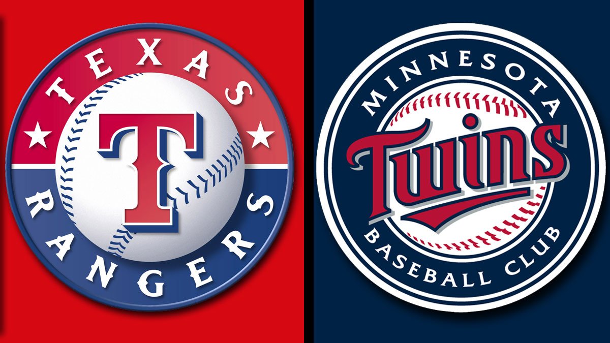 rangers vs twins